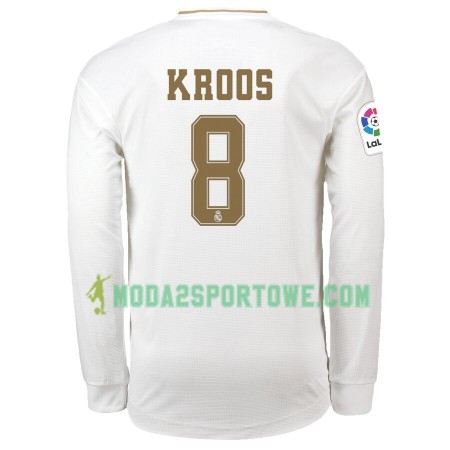 Koszulka Real Madryt Toni Kroos 8 Domowe Stroje Piłkarskie 2019/20 Długi Rękaw